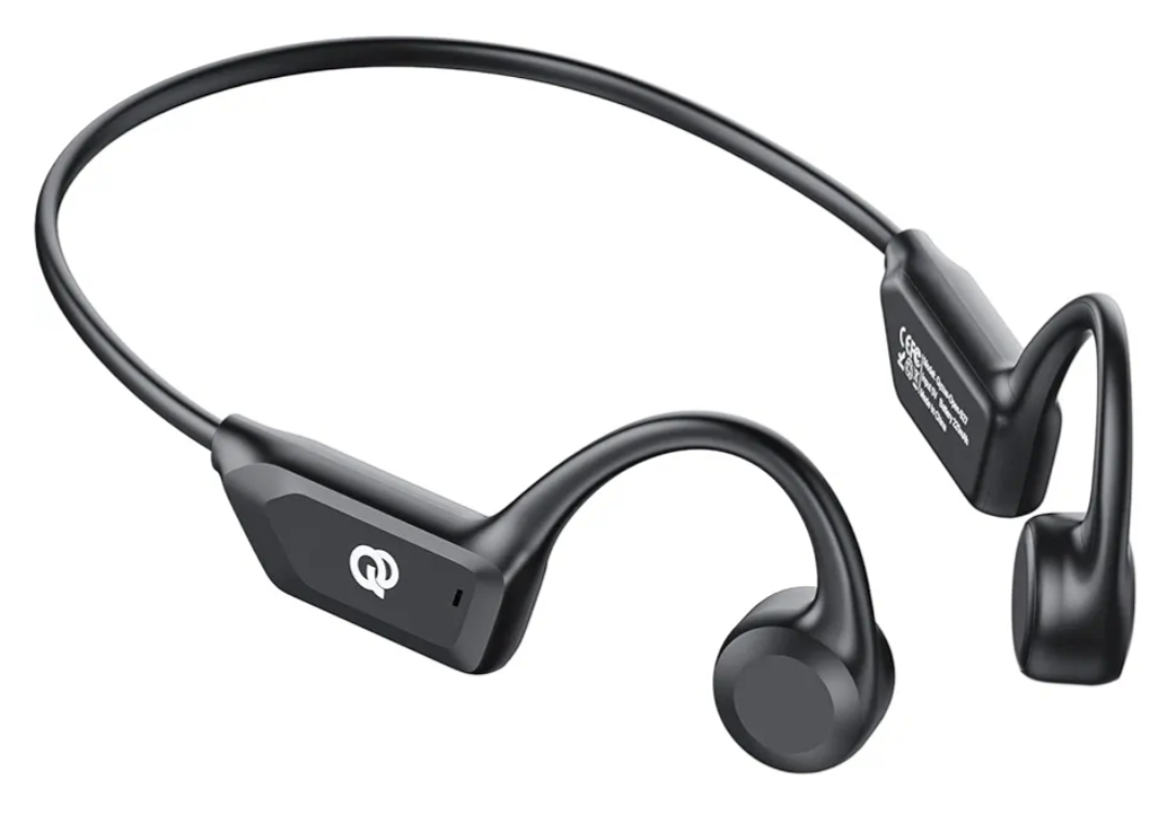 Bone Conduction Headphones, Open Ear Headphones Wireless Bluetooth with Mic, Superior Sound Running Headphones 10H Playtime, Comfortable Fit Waterproof for Music, Workouts, Travel