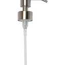 Kapitan Soap Dispenser Pump Head Replacement Spare for Standard 28/400 (26 mm - 28mm / 1.02 in-1.10 in) Neck Size, Stainless Steel Brushed Finish