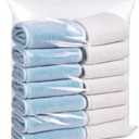 Extra Large Plastic Storage Bags With Zipper 18x24 Inch 5 Gallon Large Zipper Bags Great for Blankets, Seasonal Clothes, Storage, Moving, Travel and More, BPA-Free, 2-mil Thick (10 pack)