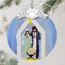 2 x Nativity Ornament | Nativity Scene | Christmas Ornament | Christmas Decoration | Holiday Decor | Religious Gifts | Christian Gifts | Gift Exchange | Gift Idea - Pattern D