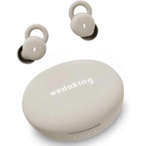 Smallest Invisible Sleep Earbuds, Comfortable Noise Blocking Wireless Headphones, Flat Bluetooth Ear Buds for Side Sleepers, Zero Pressure, No Lights/Alerts, Tiny Hidden Buds for Sleeping Sports