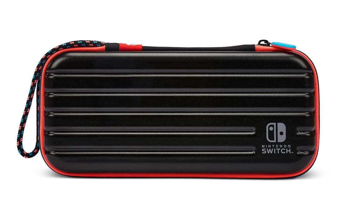 PowerA Slim Travel Pro Case for Nintendo Switch - OLED Model and Lite - Red/Blue, Hard Shell Protective Gaming Console Case