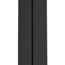 BESTILL 24 Inch Matte Black Ceiling Mount Shower Arm and Flange, Square Rain Shower Arm