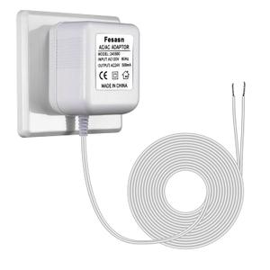 24V AC Power Supply, C Wire Adapter for Smart Thermostat, Fits for Nest Hello August Ring Door Bell and Ecobee Nest Honeywell Smart WiFi Thermostat (with 26.2 Foot White Door Bell Wire)