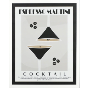 Crystal Art Gallery Cocktail Poster Wall Art, 13 x 16 in