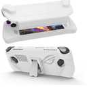 Upgraded Ultra Slim TPU Protective Case with Front Cover Compatible with ASUS ROG Ally, Shock-Absorption, Non-Slip and Anti-Scratch Design Cover Protector (White)