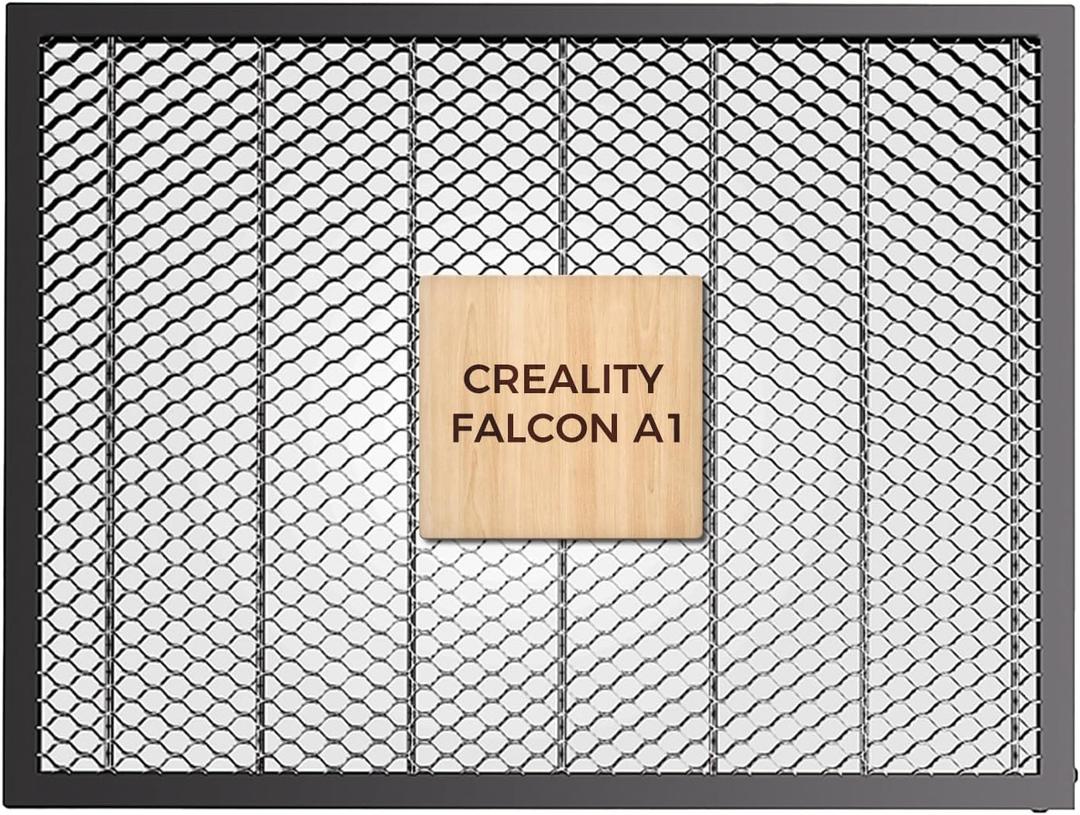 Creality Honeycomb Working Table Set 320x320mm Steel Honeycomb Laser Bed for Laser Cutter Engraver with Steel Sheet and 12 PCS Laser Engraver Raiser for Creality Falcon Laser Cutter and Engraver