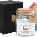 VANRA Bible Verse Jar with 96 Color Coded Scriptures Inspirational Christian Gifts for Women Prayer Hope Jar, Bible Study Supplies, Christmas Easter Gifts for Adults Teens (Walk with the Bible)