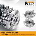 PAROD 18B4910A 18B4911A Front Disc Brake Caliper Fit for 2004-2012 Chevy Malibu, 2005-2008 Pontiac G6, 2006-2009 Solstice, 2007-2009 Saturn Aura, 2007-2010 Sky