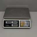 Price Computing Scale 88lb/40kg LCD Digital Commercial Price Scale with Stainless Steel Platform,Produce Scale & Food Scale for Farmers Market, Retail Outlets, Meat Shop (Flat Plate) (14.2 x 14 x 4.9 inches)