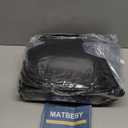 MATBEBY California King Mattress Pad - Cooling Breathable Mattress Topper, Quilted Fitted Mattress Protector, Pillow Top Mattress Cover with 8-21" Deep Pocket, Soft, Machine Washable, Black, Cal King