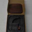 North American Black Walnut Napkin Holder Duty Solid Wood Tabletop Organizer Fits 5-7" Napkins Perfect for Table, Office, Restaurant, Home Decor Outdoor Use, Warm Gift Idea