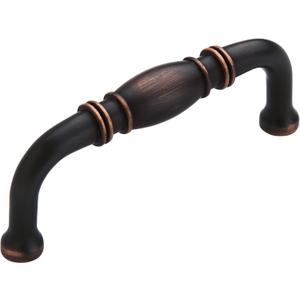 Amerock Granby 3 inch (76mm) Center-to-Center Oil-Rubbed Bronze Cabinet Pull - 10 Pack