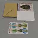 Tenceur 24 Sets Christmas Tree Cards with Envelopes Set Christmas Greeting Cards Bulk Happy Holiday Postcards for Winter Season Gift Xmas New Year Party Favors, 24 Designs