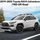 330Lbs Roof Rack Cross Bars Compatible with Toyota RAV4 Adventure/TRD Off-Road 2019-2025, Heavy Duty Aluminum Roof Rails Top-Mount Crossbars Rooftop Luggage Racks Cargo Carrier