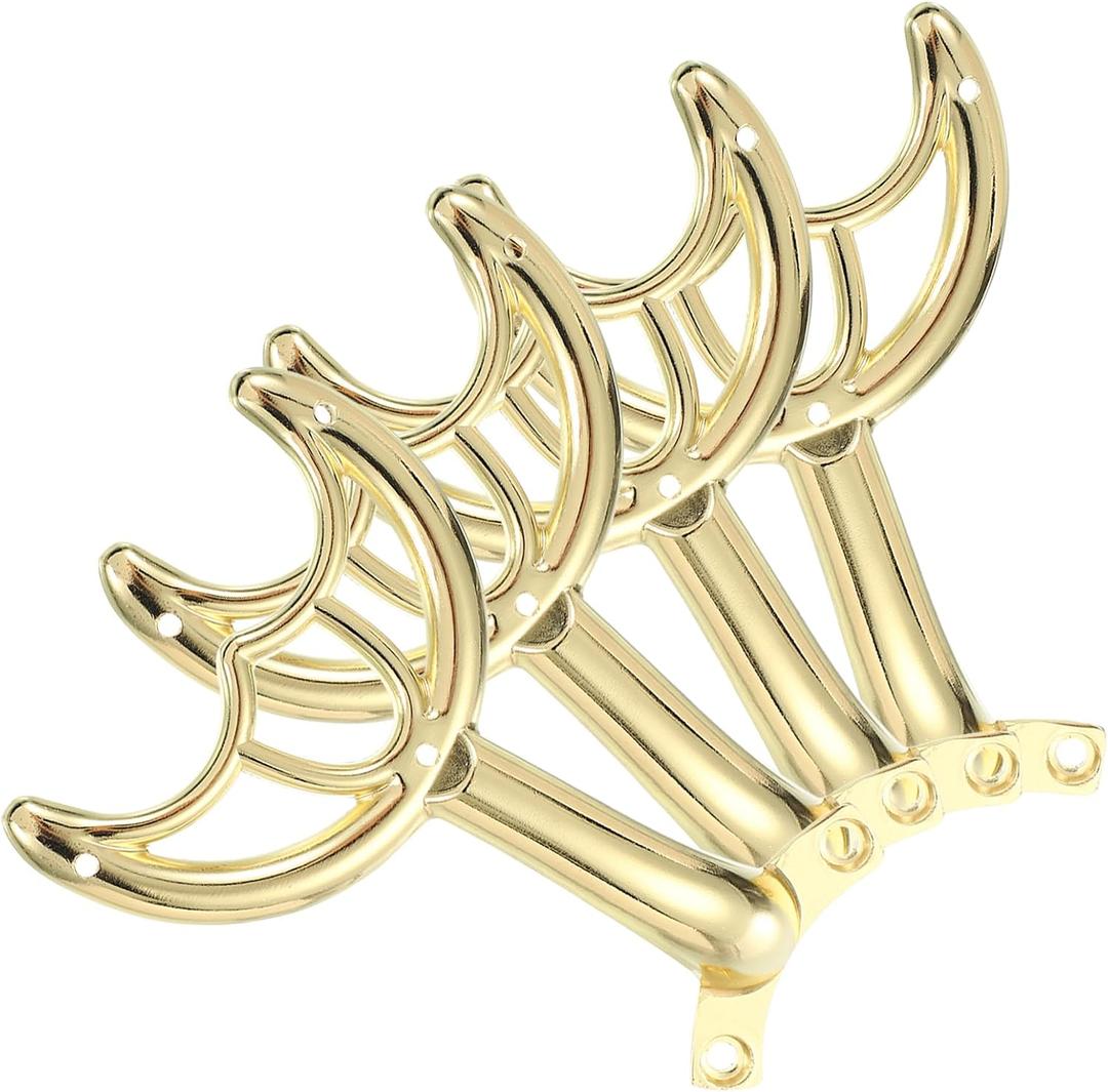 PATIKIL Ceiling Fan Blades Arms Replacement, 4 Pcs 52" Fan Blade Replacement Parts Mounting Bracket Kit for Replacing the Worn Fan Blades, Gold
