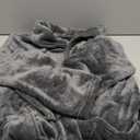 Yurhap Mens Fleece Robe, Soft Plush Robe for Men, Fluffy Bathrobe with Belt & 2 Pockets (Large-X-Large, Dark Grey)