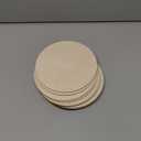 12 Pack 6 Inch Unfinished Wood Circles for Crafts, Blank Cutout Slices for Wood Burning, Engraving, Round Wooden Discs for DIY Coasters, Art Projects, 1/10 Inch Thick