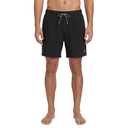 Volcom Men's 17" Elastic Waist Surf Swim Trunks Quick-Dry Boardshorts with Drawstring and Back Pocket, Merlot, Large