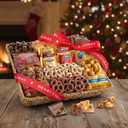 A Gift Inside Merry Christmas Chocolate Caramel and Crunch Grand Gift Basket (EXP 09/25/26)