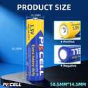 PKCELL AA Batteries 80 Pack, Double A Batteries 1.5V Carbon Zinc Heavy Duty, Double AA Battery High-Performance Leak-Resistant Design for Remote, Clock, Flashlights