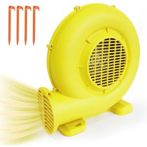 Bounce House Blower, 380W 0.51HP Powerful Inflatable Blower Portable Air Blower for Inflatables, Bouncy Castle, Jumper, Water Slide, Bounce House, Leaf Blower Corded