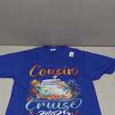Cousins Cruise 2025 Cruising Cousins Vacation Trip Matching T-Shirt Blue Small