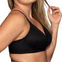 Vanity Fair Women's Full Figure Beauty Back Smoothing Bra, 4 Way Stretch Fabric, Lightly Lined Cups, Size 42D