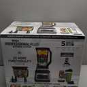 Ninja BN801 Professional Plus Kitchen System, 1400 WP, 5 Functions for Smoothies, Chopping, Dough & More with Auto IQ, 72-oz.* Blender Pitcher, 64-oz. Processor Bowl, (2) 24-oz. To-Go Cups, Grey