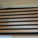 Art3d 4-Pack 47x23.6 Inch Acoustic Panels with Wood Slat Design - Soundproof Wall Panel for Office, Gaming Room & Studio, Ideal for Streamers, Home Workers & Recent Movers, Walnut