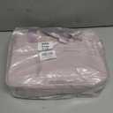 Bible Cover Case for Women, Large Bible Bag with Strap Shoulder,Journaling Kit Book Carrying Case with Pastel Highlighters Tabs, Bible Study Supplies & Christian Gift for Gilrs (Purple)