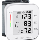 MMIZOO Wrist Blood Pressure Monitor Large LCD Display BP Machine Adjustable Cuff 5.317.68 inch Automatic 99x2 Sets Memory with Carrying Case for Home Use (W1681)