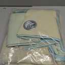 Estelar Textiler Beige and Greyish White Blackout Curtains for Living Room, Thermal Insulated Ombre Grommet Curtains & Drapes for Dining Room, Full Room Darkening Curtains for Bedroom,42Wx84L,2 Panels