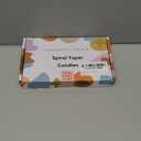 MAITREYA Olive Spiral Taper Candles - Conical Stick Handmade Twisted Candles, Set of 4 for Decoration, Weddings, Party, Church - Unscented, Dripless, 7.5 inch