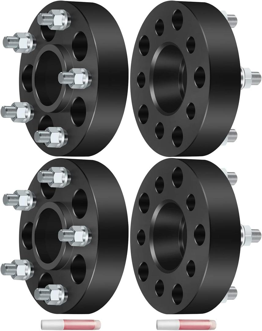 SCITOO 4Pcs Wheel Adapters 1.5 inch 5x4.5 to 5x5 Bore 71.5mm Studs 1/2 5 Lug Wheel Spacers Adapters Fit for for Jeep for Grand Cherokee for Jeep Wrangler for Jeep Cherokee for Jeep Liberty