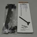 12" Black Door Hinges 2Pcs Gate Hinges with 12 Mounting Screws Medium/Heavy Duty 4mm Thick Iron Construction with Black Powder Coating Ideal for Gates, Sheds, Barns
