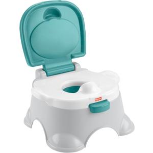 Fisher-Price 3-in-1 Toddler Toilet Training Potty Chair and Step Stool, with Removable Toilet Ring