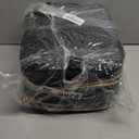 Nail Polish Organizer Bag, 3 Layers Nail Kit Organizers and Storage Case Holds 84 Bottles(15ml/0.5fl.oz)& Nail Lamp, Large Shoulder Bag Travel Carrying Case Box for Nail Supplies (Black)