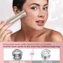 Orchrose Electric Razor for Women 2-in-1: Painless Rechargeable Shaver for Face Legs Underarms and Bikini Area Travel Lock