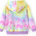 My Little Pony Girls Rainbow Tie-Dye Hoodie Sweatshirt Unicorn Graphic Pullover Tops Casual Clothes for Baby-Toddler Kids (3T, Rainbow Dash-multi-color)