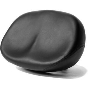 Noseless Wide Bike Seat, Nose Free Bicycle Saddle, Oversized Comfortable E-Bike Saddle, Universal Fit Bicycle Seat for Women & Men