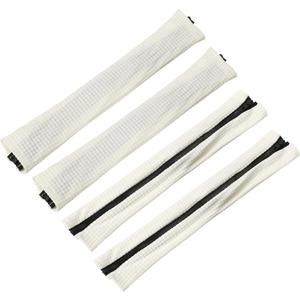 uxcell 4pcs Office Chair Arm Covers, Office Chair Armrest Covers Stretchable Computer Chair Arm Covers Protectors for Office Gaming Chair, White