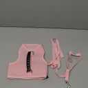 Cat Harness and Leash for Walking Escape Proof Breathable Mesh Fabric, Solid Pink, Large, Adjustable Cat Walking Jackets with Handle, Padded Stylish Cat Vest (L 8-12LBS)