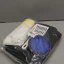 Petskd Portable Travel Litter Box for Cats with Lid and 10 pcs Liner Bags, Light Weight, Leak-Proof and Higher Sides for Road Trips, Hotel Stays, Car Travel(Black) (Large)