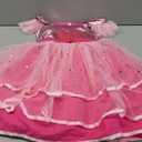 Girls Pink Cosplay Costume Dress Halloween Carnival Party Costumes With Accessories (5-6 Years)