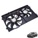 Engine Dual Radiator Condenser Cooling Fan Replacement for 2012-2013 Beetle 2010-2013 Golf 2012-2013 Passat 2006-2009 Rabbit 2.5L 2.0L VW3120100 1K0959455ET