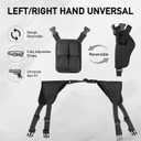 ELVO Shoulder Holster, Adjustable Vertical Gun Holster with Double Magazine Pouch, Universal Concealed Carry Holster for Most Kinds of Pistols