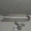 HECASA 24 Inch Handicap Grab Bars Rails 304 Stainless Steel Toilet Handrail Bathroom Safety Bar Wall Mount Floor Support Assist Bar for Disabled Elderly Mounted Bath Grips