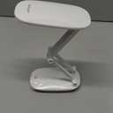 Akejrym LED Desk Lamp for Office Home & Battery Operated Lamp Rechargeable Lamp Foldable & Portable Light, [2-Fold Bracket] 3 Brightness Dimmable Small Desk Lamp Wireless Reading Lamp (White)