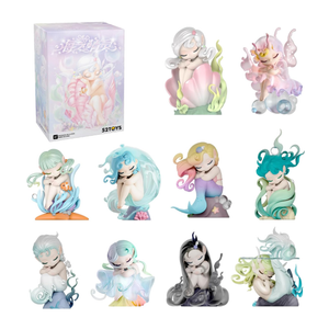 52TOYS Sleep Sea Elves Series 1PC Action Figure Collectible Toy Desktop Decoration 3.3 Inch Gift for Birthday Party Holiday